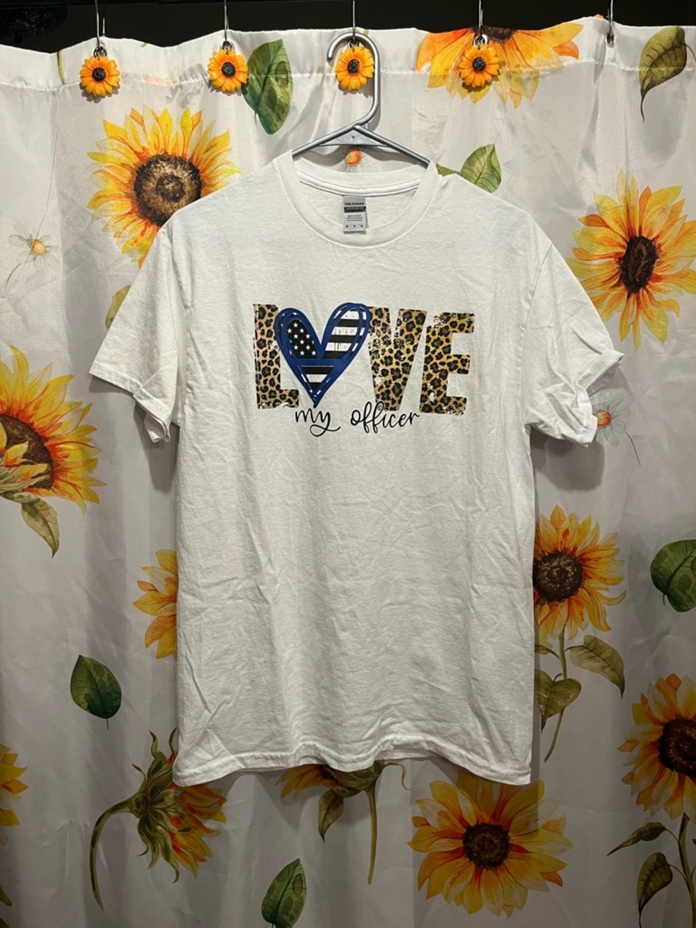 Gildan White Heavy Cotton Crewneck T-Shirt